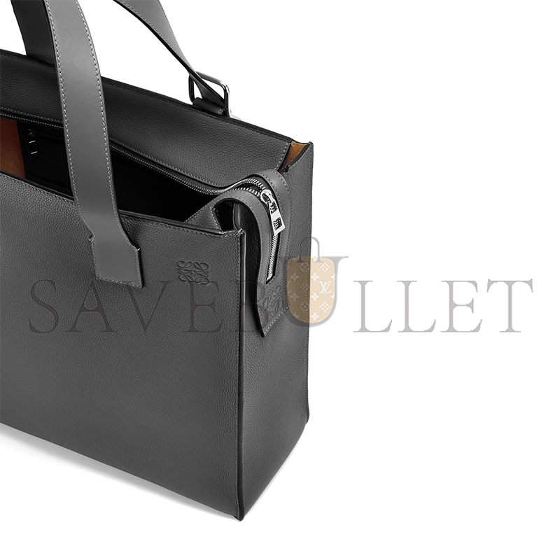 LOEWE BUCKLE ZIP TOTE IN SOFT GRAINED CALFSKIN B692K99X03 (36.5*33.5*13cm)